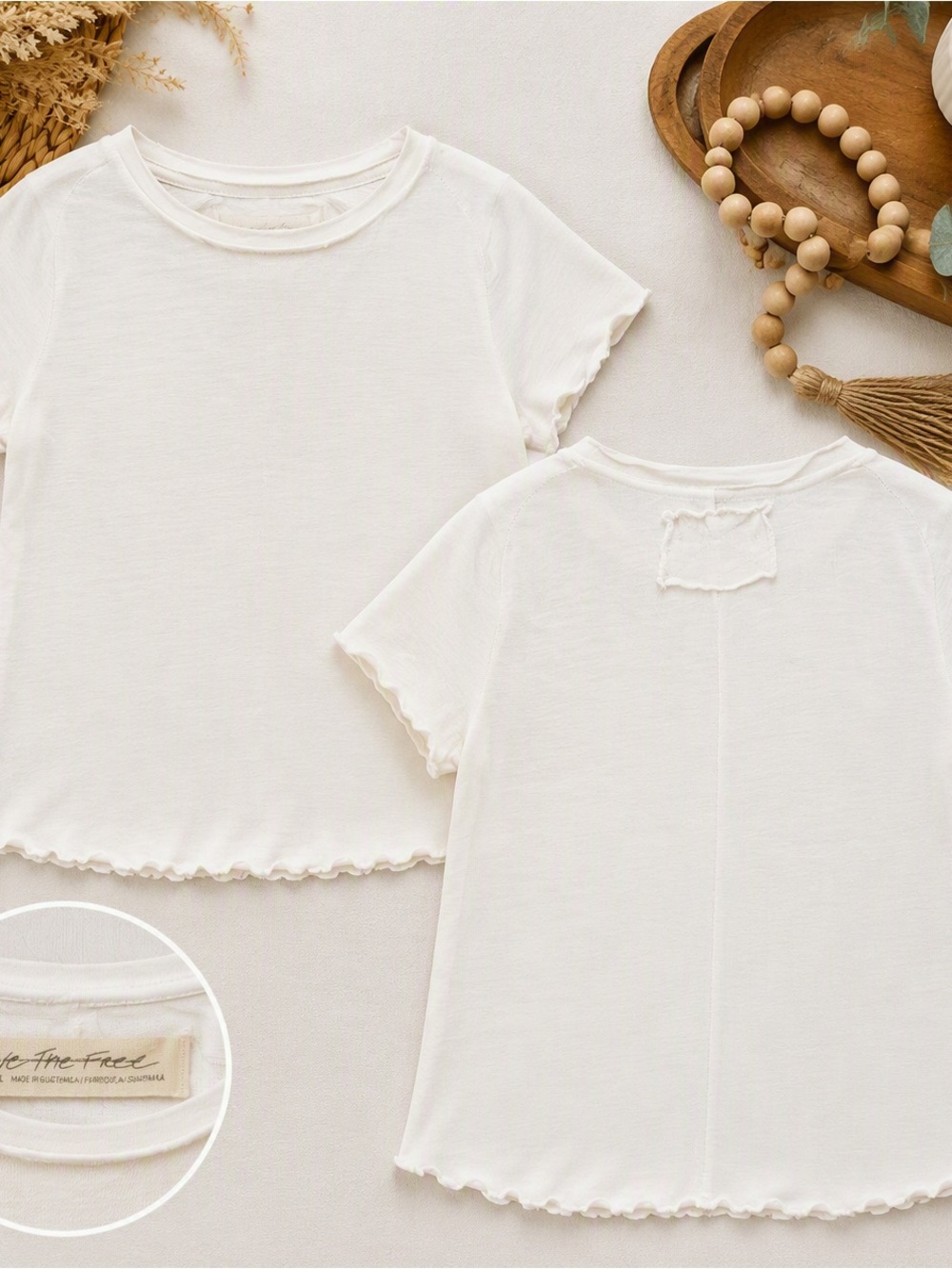 Free People Free People Be My Baby Tee - White | Sz: S| Color: white